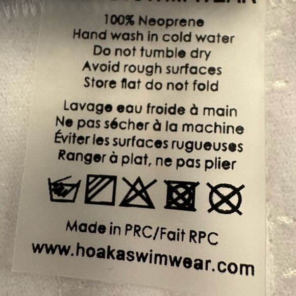 HOAKA X PONY Neoprene bikini bandeau top - Picture 6 of 6